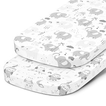 Bedside Sleeper Bassinet Sheets For 32 X 19 Inch Mattress Pad  Compatibl... - £39.08 GBP