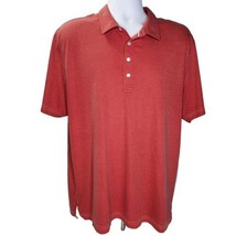 Travis Mathew Golf Polo Shirt Mens XL Red Pima Cotton Poly Blend Perform... - $29.69