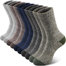 Men&#39;s Merino Wool Hiking Socks - 5 Pairs Thermal Cold Weather Comfort - $32.08