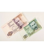 Espagne, 2 Note Lot (1979 - 1982) 1000 Pesetas Et 5000 Pesetas VF + État - $179.12 CAD