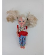 Vintage 1997 Barbie Kelly Doll Eating Fun With  Romper - $13.52 CAD