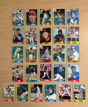 1987 Topps Set Of 26 Hall Of Fame Players Baseball Cards Condition Varies - £10.82 GBP