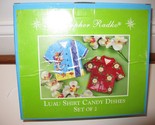 2 Radko LAUA Hawaiian Shirt decorative Candy Dishes plates NIB - $33.55