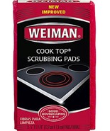 3 WEIMAN COOK TOP Scrub Cleaning SCRUBBING PADS for Ceramic Glass cookto... - €15,91 EUR