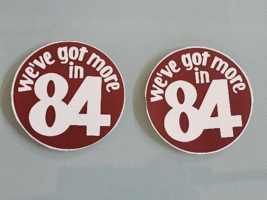 1984-DECALS-PAIR-We&#39;ve got more in 84-Vintage Decals - $16.49