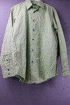 Alfani Green Stripe Long Sleeve Button Down Mens Shirt SZ Small NWT     993 - £9.62 GBP