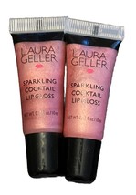 Laura Geller FLIRTINI Lip Gloss Sparkling Cocktail Lip Gloss - 2 Tubes - $299.44 MXN