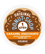ORIGINAL DONUT SHOP ONE STEP CARAMEL MACCHIATO LATTE KCUPS 20CT - $14.49
