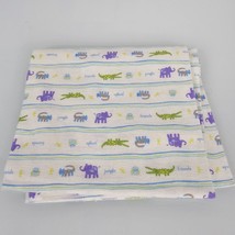 Carters Baby Tykes Cotton Flannel Receiving Blanket Jungle Animal Friends Zoo - £25.59 GBP