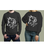 a boy who loves wolves Unisex Sweatshirt - £26.75 GBP