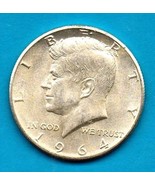 1964 Kennedy Halfdollar (uncirculated) - Silver - Brilliant - $11.00