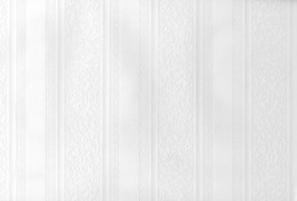 Fitzgerald Striped Beadboard Wallpaper, Paintable, By Brewster, Model, 5... - $44.97