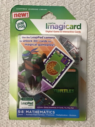LeapFrog Imagicard Teenage Mutant Ninja Turtles Learning Game - NEW SEALED - $9.89