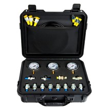 Hydraulic Pressure Test Kit，600Bar /8700Psi / 60Mpa 3 Gauges 12 Tee Connectors 3 - £65.05 GBP