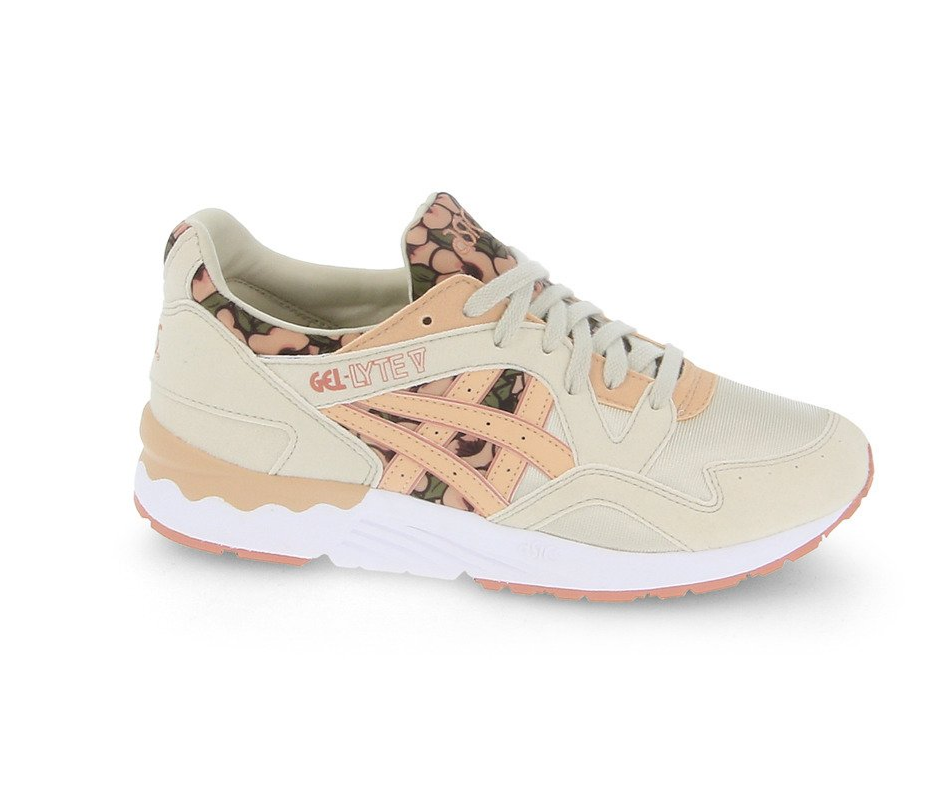 ASICS Kids Sneakers Tiger Gel-Lyte V GS Printed Ivory Size AU 6.5 C541N - $39.10