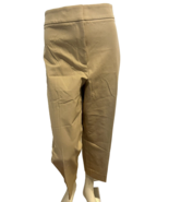 NWT Talbots Woman Tan Slim Crop Pants Size 24W - £37.26 GBP