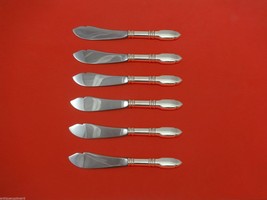 Robert Bruce by Graff, W &amp; D Sterling Silver Trout Knife Set 6pc. Custom 7 1/2&quot; - £567.52 GBP