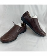Taos Character Zip Up Slip On Shoe Loafer Brown Leather Metatarsal Women... - $64.95 CAD