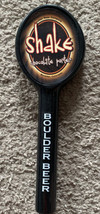 Boulder Beer Company Shake Chocolate Porter Beer Tap Handle Knob - £11.95 GBP