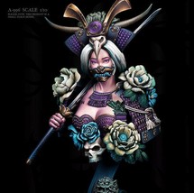 1/10 BUST Resin Model Kit Beautiful Girl Samurai Fantasy A-996 Unpainted - £16.30 GBP