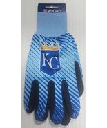 Kansas City Royals Striped with Black Palm Sport Utility Gloves - MLB - $11.63