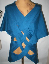 New NWT Womens M Designer Italy Mariagrazia Panizzi Large Weave Sweater ... - £361.88 GBP