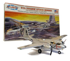 Atlantis Models B-26 Invader Attack Bomber 1:67 Scale Model Kit New in Box - $24.88