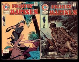 CHARLTON Comics FIGHTIN' MARINES #124,125 -1975 ungraded comic details s... - $5.89