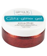 Gina K Designs Glitz Glitter Gel 2.3oz-Red Velvet - $26.32