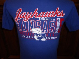 Blue Gear For Sports KU Kansas Jayhawks Jayhawk Graphic NCAA T-shirt Adult S - £15.55 GBP