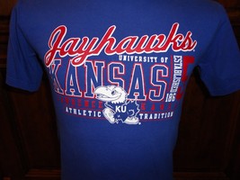 Blue Gear For Sports KU Kansas Jayhawks Jayhawk Graphic NCAA T-shirt Adult S - $19.75