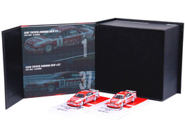 Toyota Corona EXiV #1 Sekiya &amp; #37 Krumm RHD Toyota 2 piece Box Set 1/64 Diecast - £49.80 GBP