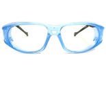 Uvex Meteor Seguridad Gafas Monturas Azul Transparente Envuelva Completo... - $23.00