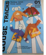 GOOSE TRACKS 01 APPLIQUE RAINBOW &amp; GOOSE JACKET CHILD SIZE 5-10 complete - $6.77 CAD