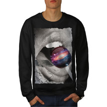Wellcoda Candy Milky Way Space Mens Sweatshirt, Solar Casual Pullover Jumper - £23.86 GBP+