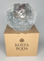 Kosta Boda  Crystal Snowball Hurricane H-90 Ann Wärff Sweden In Box U116 - £35.65 GBP