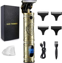 Men&#39;S Professional Haircut And Grooming Kit With Rechargeable Led Display And - £35.92 GBP