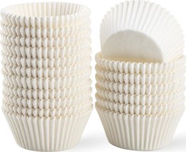 Caperci Standard White Cupcake Liners 500 Count, No Smell, - £9.93 GBP