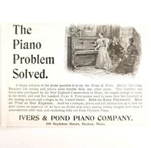 Ivers &amp; Pond Piano Co 1899 Advertisement Victorian Musical Instruments E85D - $28.01 CAD