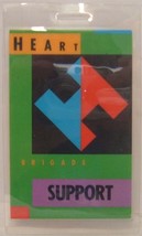 HEART (ANN &amp; NANCY WILSON) - ORIGINAL CONCERT TOUR LAMINATE BACKSTAGE PA... - $15.00