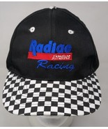 Radiac Abrasives Racing Snapback Hat Baseball Cap Vintage  Checkered 80s... - £22.89 GBP
