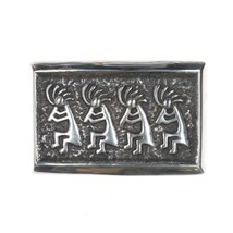 Alvin Thompson Navajo sandcast sterling kokopelli belt buckle - £123.59 GBP