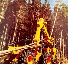 John Deere Tree Harvester Bulldozer Logger 1979 Advertisement Automobilia DWKK4 - £31.38 GBP