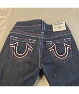 True Religion Women Skinny Jeans Size 26 Red &amp; White Stitching - EX - $46.59 CAD