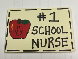 School Nurse GIfts N3200 -  No. 1 School Nurse Wood Sign   - £2.00 GBP