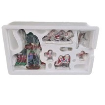 Department 56 Peppermint Skating Party Set of 6  Village Collection 5636... - £35.79 GBP