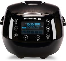REISHUNGER Electric Rice Cooker and Steamer Black for up to 8 People (1.5 l) - £640.76 GBP