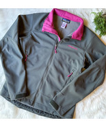 Patagonia Jacket Women&#39;s S Adze Polartec Windbloc Softshell Gray Pink Fu... - $48.09