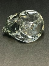 Kitten Cat Glass Votive Candle Holder from Avon - Clear - $9.89