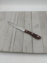 Household Emperor Stainless Steel 10” Steak Knife 5 3/4&quot; Blade Wood Handle - £7.93 GBP